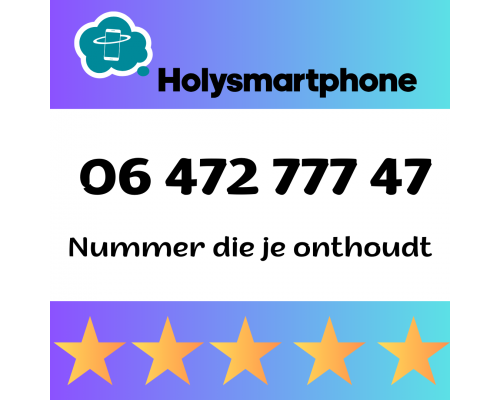 06 472 777 47 (Lucky numbers) 